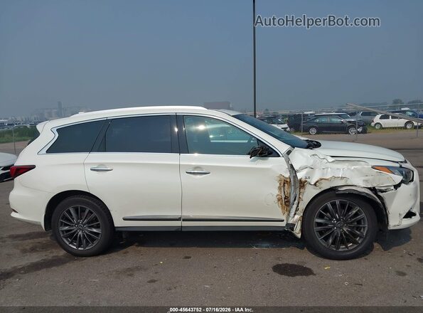 5N1DL0MM5LC527259 2020 INFINITI QX60 White უკანა სალონის ხედი