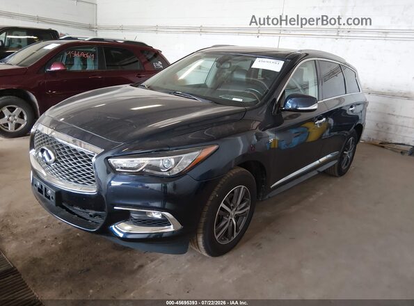 5N1DL0MM6HC545194 2017 INFINITI QX60 Blue Przód lewy