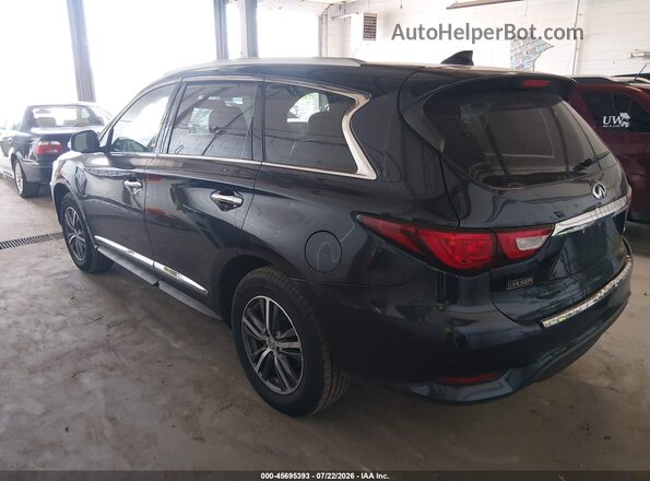 5N1DL0MM6HC545194 2017 INFINITI QX60 Blue Tył lewy