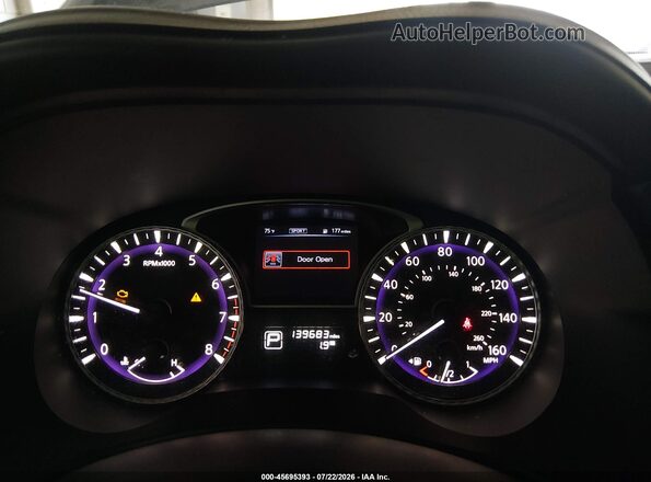 5N1DL0MM6HC545194 2017 INFINITI QX60 Blue Widok tylnych siedzeń
