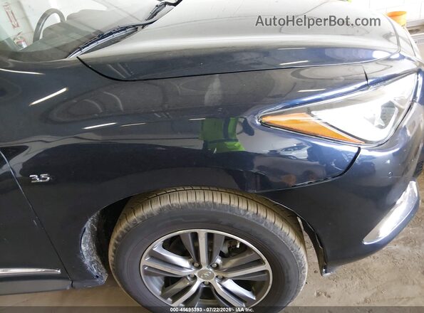 5N1DL0MM6HC545194 2017 INFINITI QX60 Blue Widok z przodu