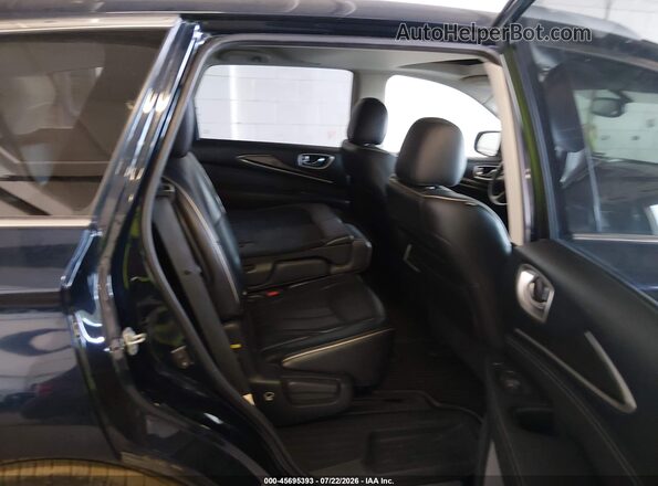 5N1DL0MM6HC545194 2017 INFINITI QX60 Blue Widok naklejki z numerem VIN