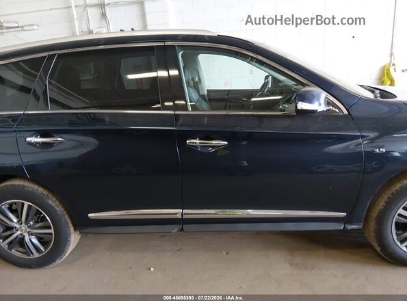 5N1DL0MM6HC545194 2017 INFINITI QX60 Blue Widok wnętrza z tyłu