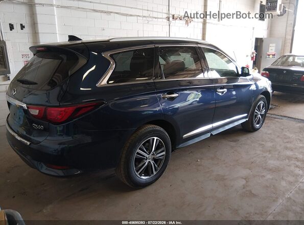 5N1DL0MM6HC545194 2017 INFINITI QX60 Blue Tył prawy