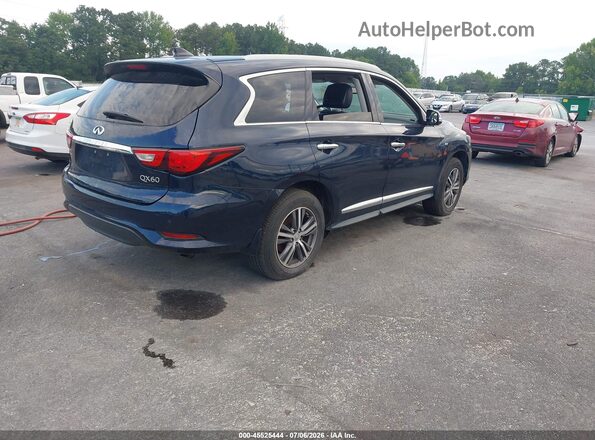 5N1DL0MM6HC560777 2017 INFINITI QX60 Dark Blue უკანა მარჯვენა