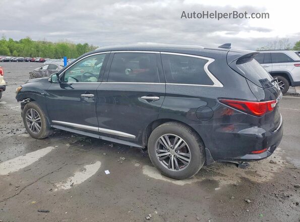5N1DL0MM6JC506594 2018 INFINITI QX60 Black Հետևի ձախ