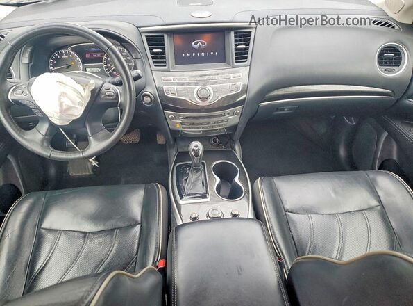 5N1DL0MM6JC506594 2018 INFINITI QX60 Black Առջևի վահանակի տեսք
