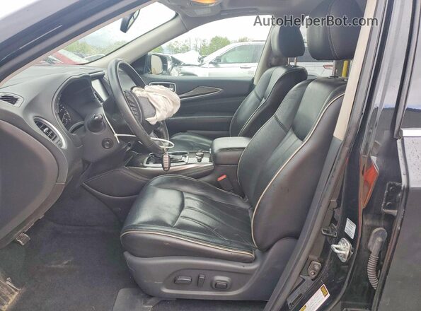 5N1DL0MM6JC506594 2018 INFINITI QX60 Black Սալոնի դիմացի տեսք
