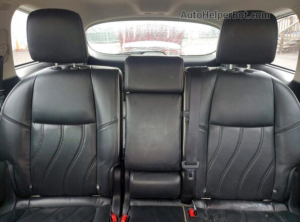 5N1DL0MM6JC506594 2018 INFINITI QX60 Black Հետևի նստատեղերի տեսք