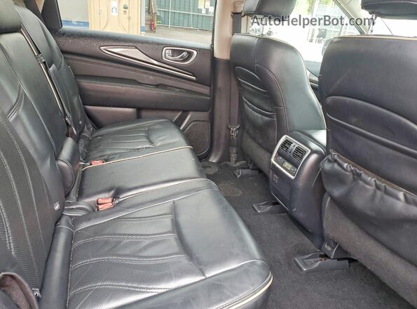 5N1DL0MM6JC506594 2018 INFINITI QX60 Black Սալոնի հետևի տեսք