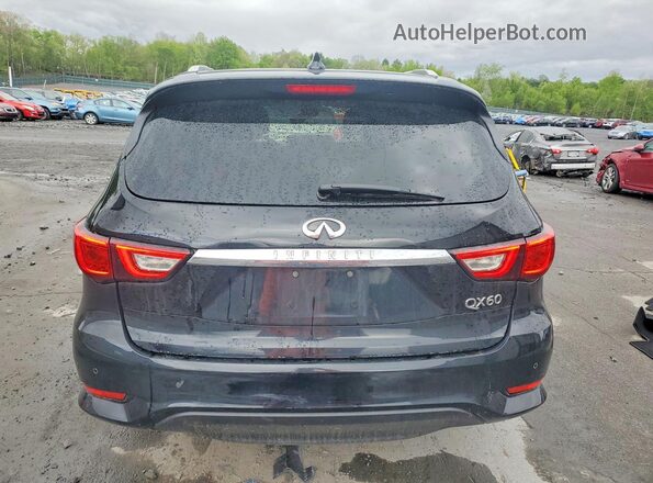 5N1DL0MM6JC506594 2018 INFINITI QX60 Black Հետևի տեսք