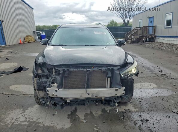 5N1DL0MM6JC506594 2018 INFINITI QX60 Black Դիմացի տեսք