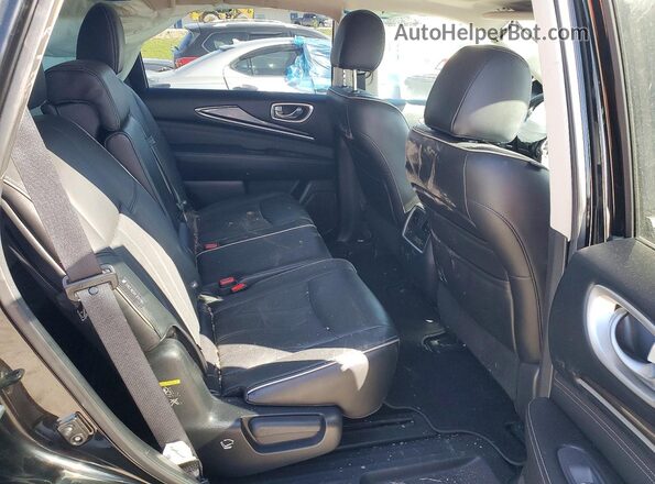 5N1DL0MM6JC507275 2018 INFINITI QX60 Черный Вид задней части салона
