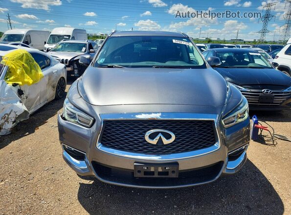 5N1DL0MM6JC508586 2018 INFINITI QX60 Gray Դիմացի տեսք