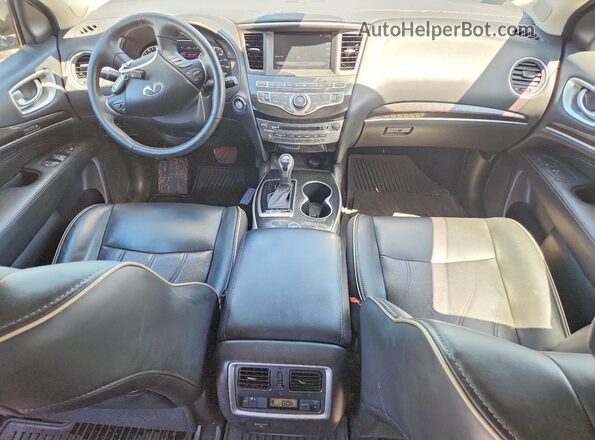 5N1DL0MM6JC508586 2018 INFINITI QX60 Gray Առջևի վահանակի տեսք