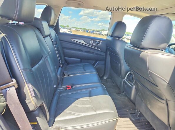5N1DL0MM6JC508586 2018 INFINITI QX60 Gray Հետևի նստատեղերի տեսք