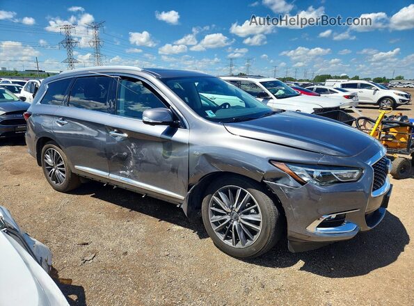 5N1DL0MM6JC508586 2018 INFINITI QX60 Gray Առջևի աջ