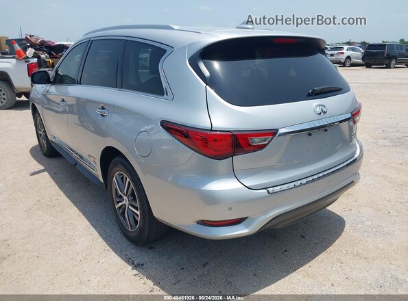 5N1DL0MM6JC516669 2018 INFINITI QX60 Серебряный Задняя левая четверть