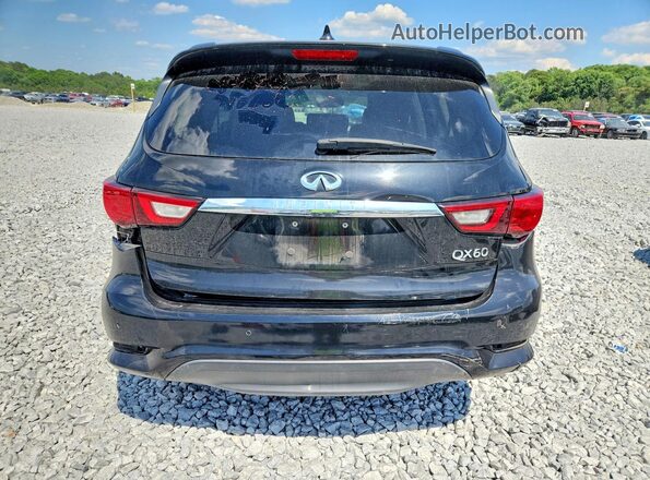 5N1DL0MM6JC521080 2018 INFINITI QX60 Black Widok z tyłu