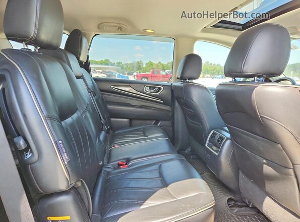 5N1DL0MM6JC521080 2018 INFINITI QX60 Black Widok wnętrza z tyłu