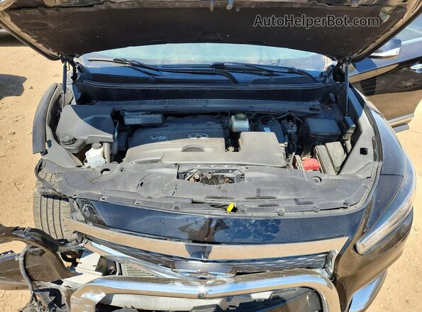 5N1DL0MM6JC521886 2018 INFINITI QX60 Black Սալոնի հետևի տեսք