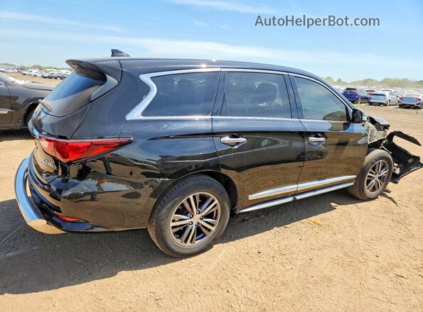 5N1DL0MM6JC521886 2018 INFINITI QX60 Black Հետևի աջ