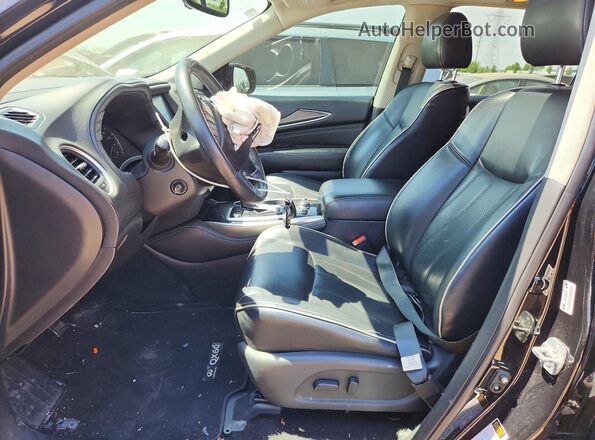 5N1DL0MM6JC521886 2018 INFINITI QX60 Black Սալոնի դիմացի տեսք