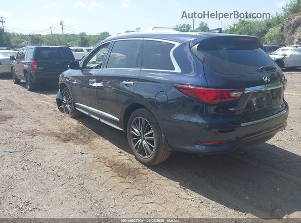 5N1DL0MM6KC528113 2019 INFINITI QX60 Blue Հետևի ձախ