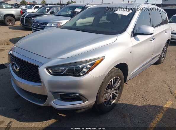 5N1DL0MM6KC557630 2019 INFINITI QX60 Gray წინა მარცხენა ხედი სამი მეოთხედიდან