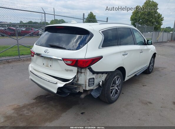 5N1DL0MM7HC505318 2017 INFINITI QX60 White Tył prawy