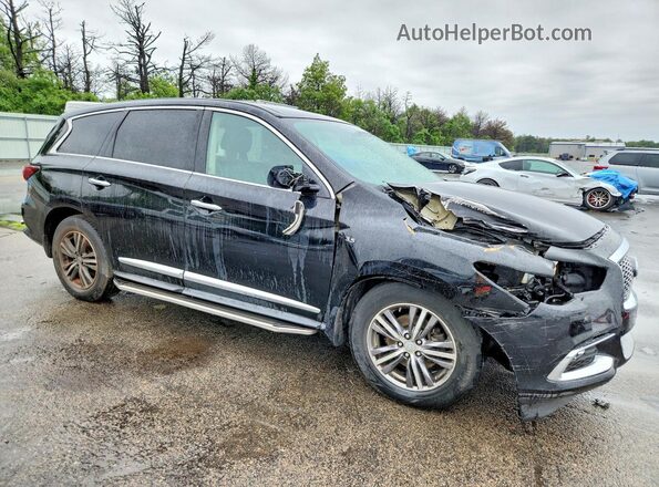 5N1DL0MM7HC511717 2017 INFINITI QX60 Black წინა მარჯვენა