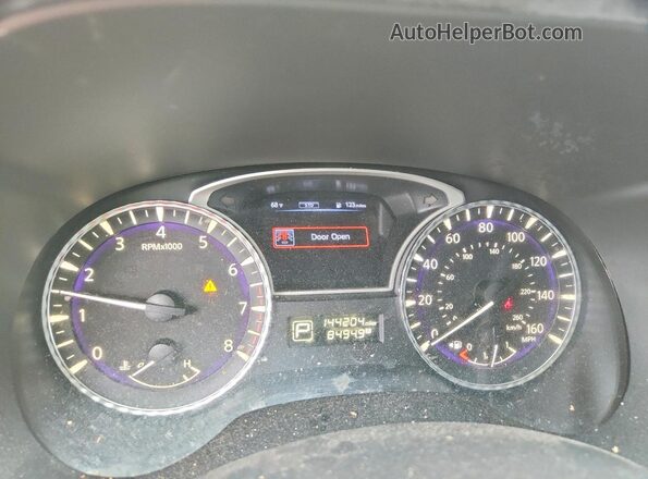 5N1DL0MM7HC511717 2017 INFINITI QX60 Black ხელსაწყოთა პანელის ხედი