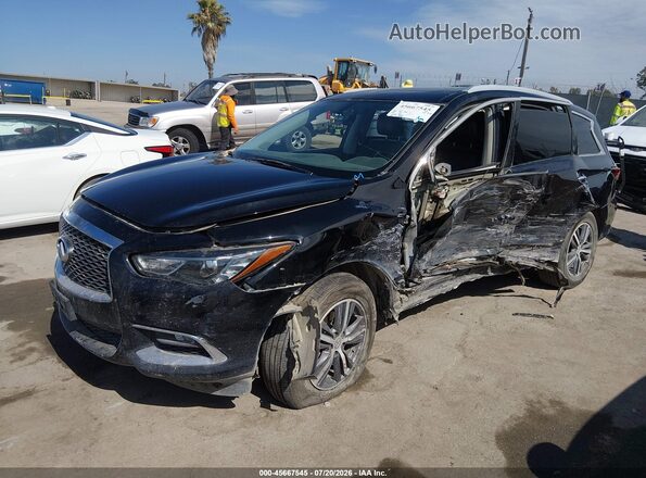 5N1DL0MM7HC511832 2017 INFINITI QX60 Черный Передняя левая четверть