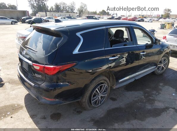 5N1DL0MM7HC511832 2017 INFINITI QX60 Черный Задняя правая четверть