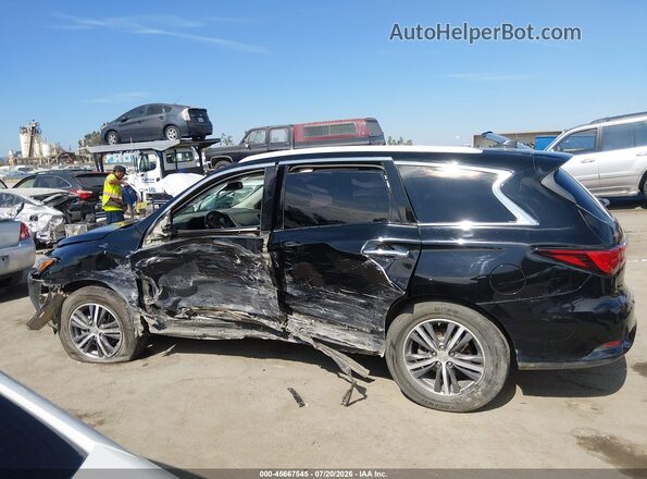 5N1DL0MM7HC511832 2017 INFINITI QX60 Черный Вид задней части салона