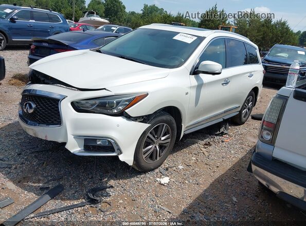 5N1DL0MM7HC545544 2017 INFINITI QX60 Белый Передняя левая четверть