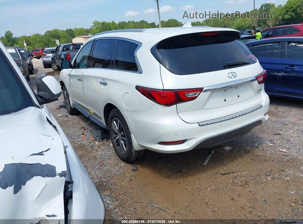 5N1DL0MM7HC545544 2017 INFINITI QX60 Белый Задняя левая четверть
