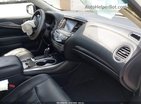 5N1DL0MM7HC545544 2017 INFINITI QX60 Белый Вид салона спереди