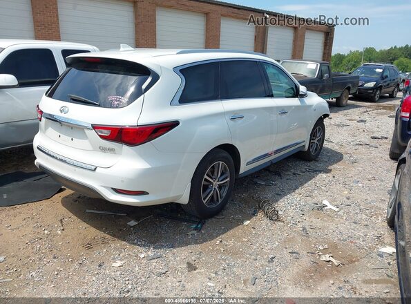 5N1DL0MM7HC545544 2017 INFINITI QX60 Белый Задняя правая четверть