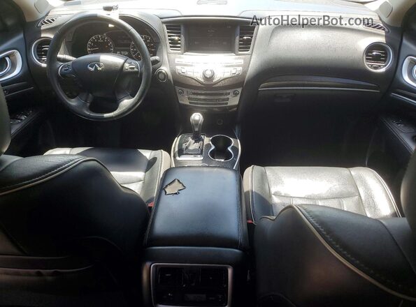 5N1DL0MM7HC548606 2017 INFINITI QX60 Gray Vista del salpicadero