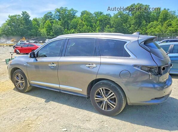 5N1DL0MM7HC548606 2017 INFINITI QX60 Gray Trasero izquierdo