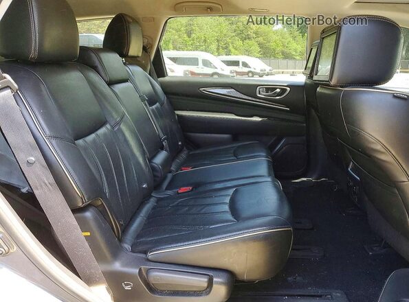 5N1DL0MM7HC548606 2017 INFINITI QX60 Gray Vista interior trasera