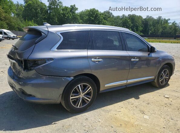 5N1DL0MM7HC548606 2017 INFINITI QX60 Gray Trasero derecho