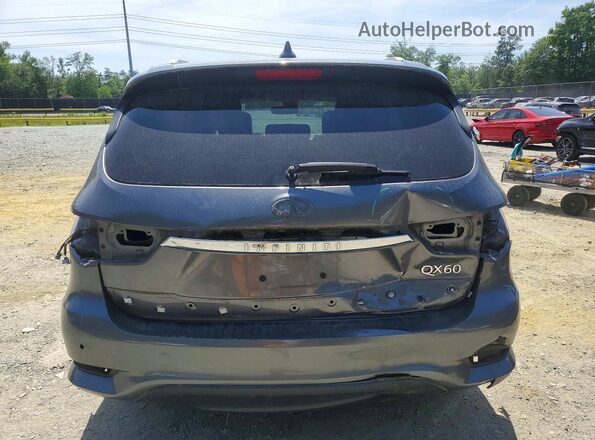 5N1DL0MM7HC548606 2017 INFINITI QX60 Gray Vista trasera