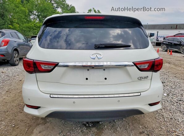 5N1DL0MM7JC510895 2018 INFINITI QX60 Белый Вид сзади