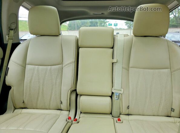 5N1DL0MM7JC510895 2018 INFINITI QX60 Белый Вид задних сидений