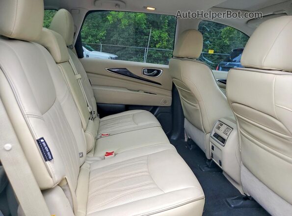 5N1DL0MM7JC510895 2018 INFINITI QX60 Белый Вид задней части салона