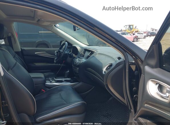 5N1DL0MM7JC512002 2018 INFINITI QX60 Black Вид салону спереду