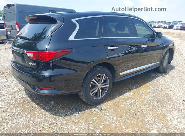 5N1DL0MM7JC512002 2018 INFINITI QX60 Black Задня права чверть