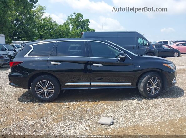 5N1DL0MM7JC512002 2018 INFINITI QX60 Black Вид задньої частини салону